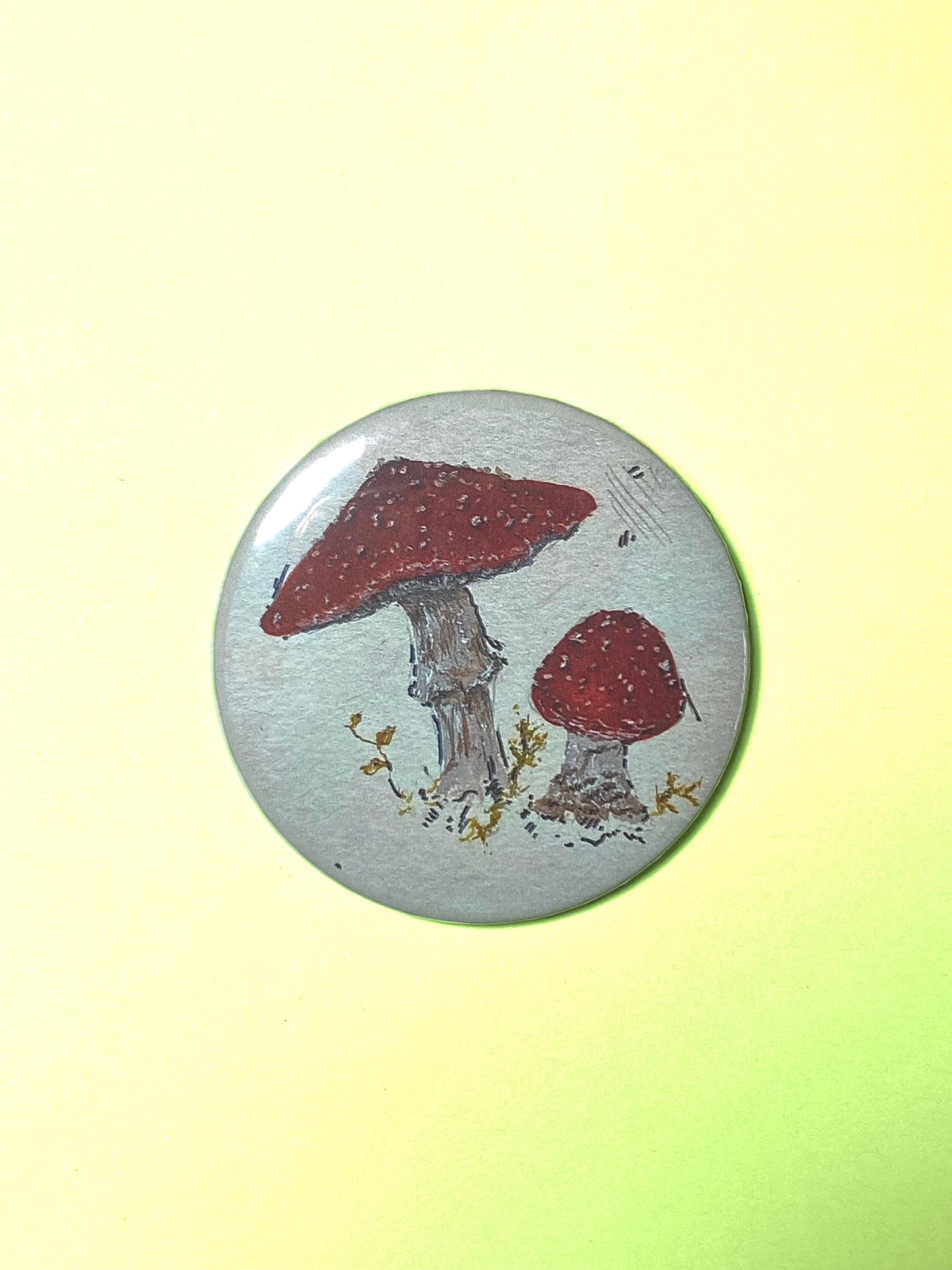 Mushroom Badge (58mm)